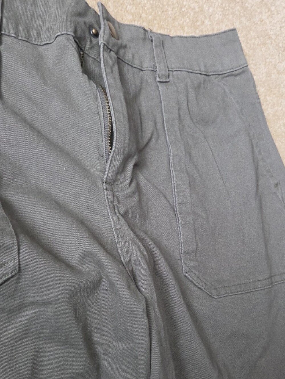 wild fable Green Wide Leg Cargo Pants - Picture 4 of 8
